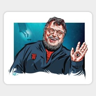 Guillermo del Toro - An illustration by Paul Cemmick Sticker